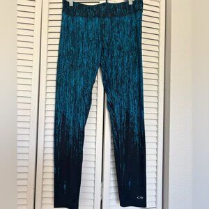 Champion Women's Teal and Black Leggings
